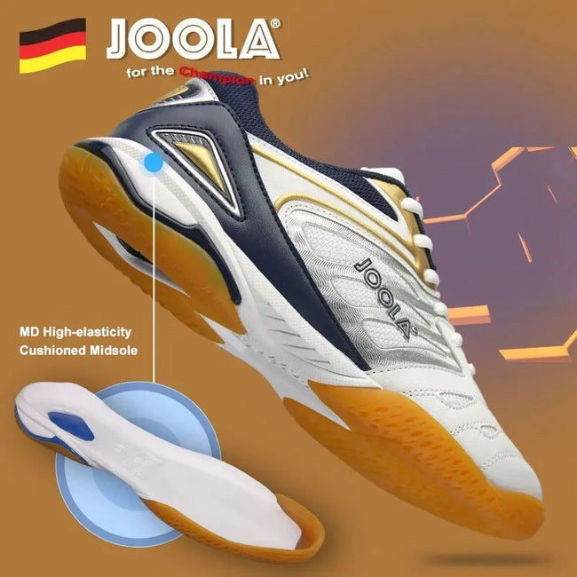 JOOLA Table Tennis Shoes Men Women Professional Training Anti-slip Sports Sneakers Breathable Ping Pong Shoes