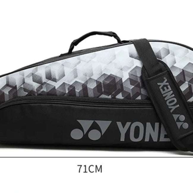 YONEX New Large Shoulder Badminton Bag 3-shot Portable Men's and Women's Sports Tennis Bag Handbag High Quality And Durable