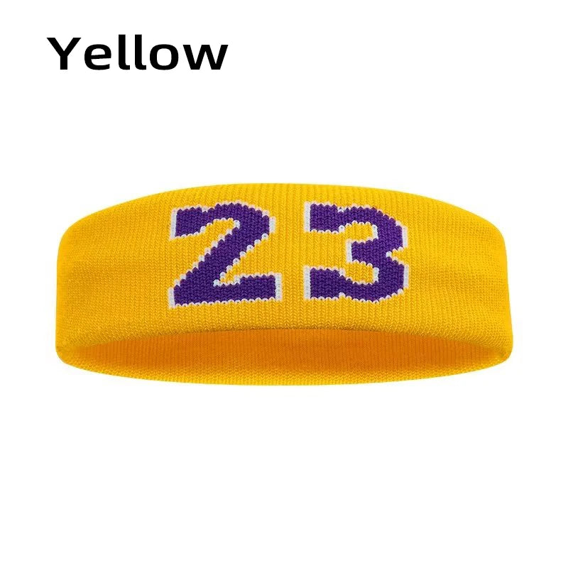 1Pcs Cotton Sports Headband Elastic Antiperspirant Sweatband Protection Basketball Tennis Adult Kids Gym Fitness Sweat Hair Band