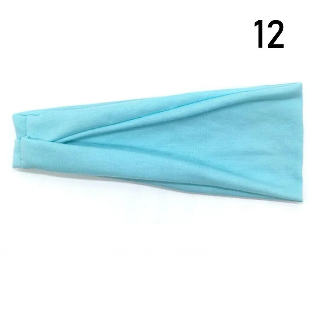 Absorbent Cycling Yoga Sport Sweat Headband For Men and Women Yoga Hair Bands Head Sweat Bands Sports Running Safety Sweatband