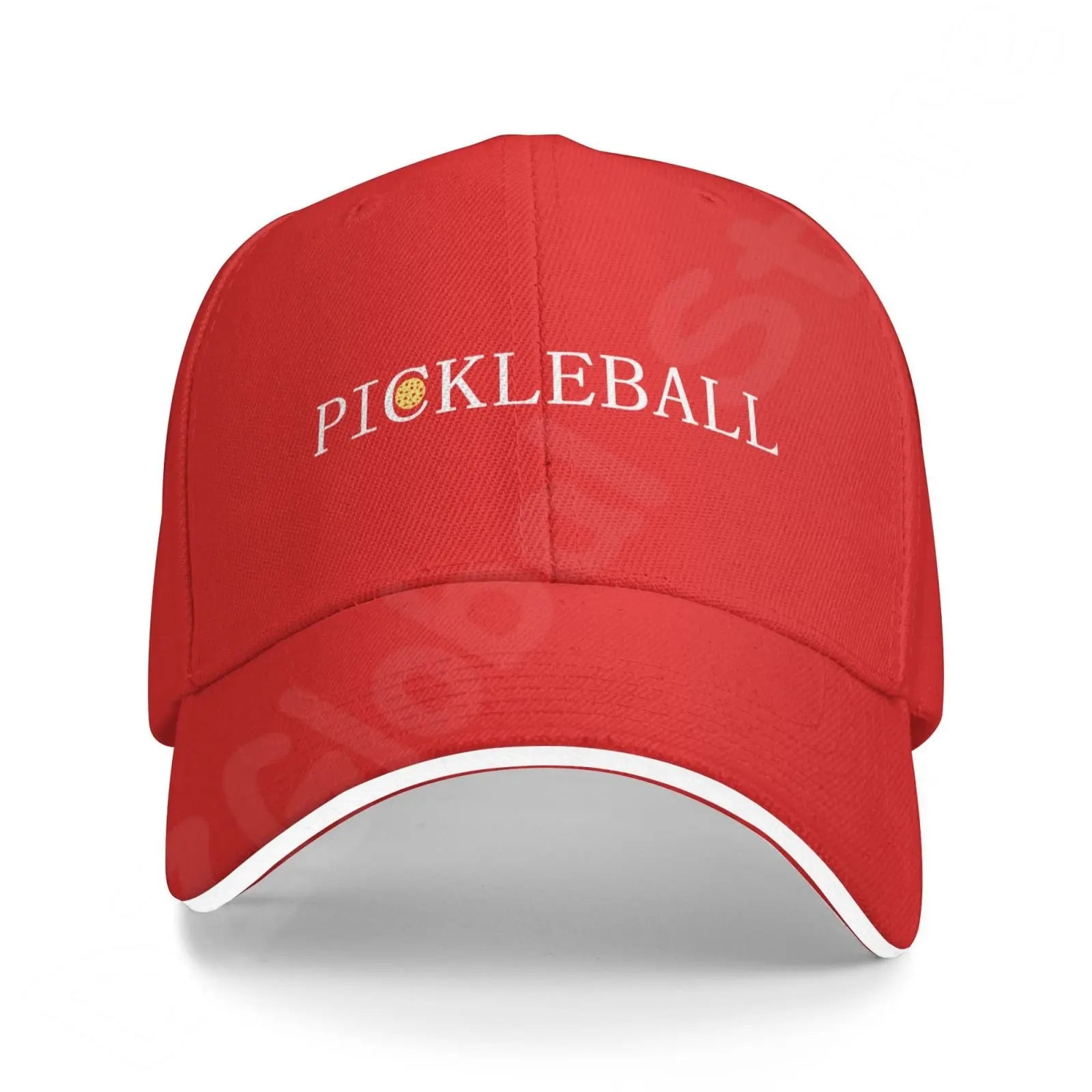 Pickleball Hat for Mens Womens Baseball Hat Adjustable Outdoor Logo Cap Black Baseball Caps Snapback Hat