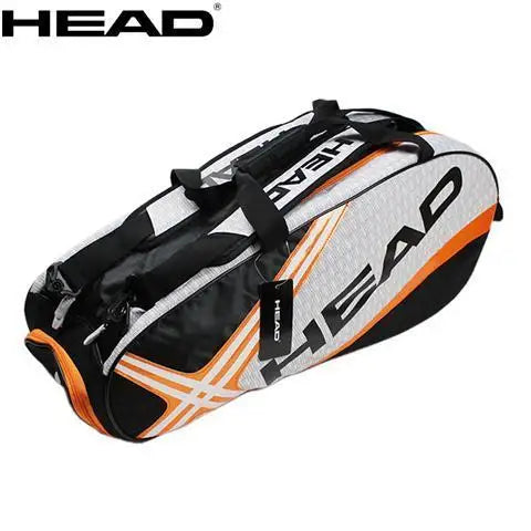 Original HEAD Tennis Squash Racket Backpack 6-7 Large Capacity Tennis Badminton Racket Bag Men Raquete De Tenis Padel Racket Bag