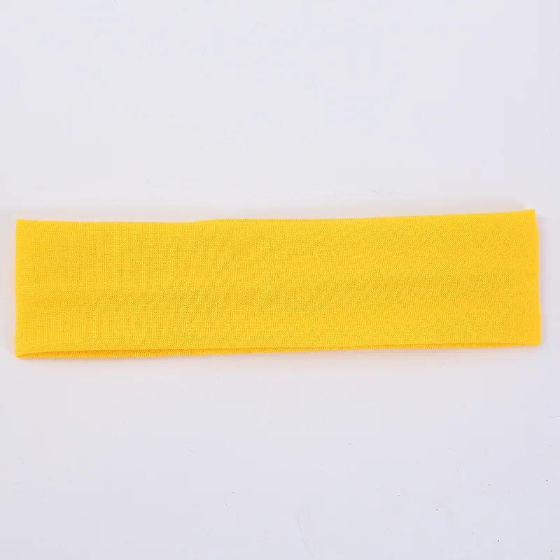 5/10Pcs/Set Sport Yoga Headbands Unisex Fashion Soft Elastic Cotton Sweatband Yoga Stretchy Headband Hair Accessories