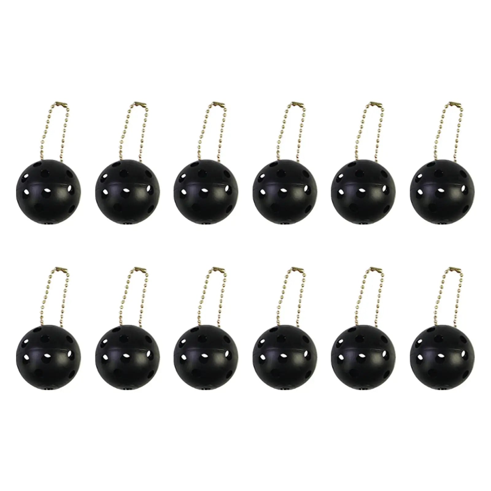 12Pcs Pickleball Keychain Pickleball Ornament for Handbag Backpack Purse