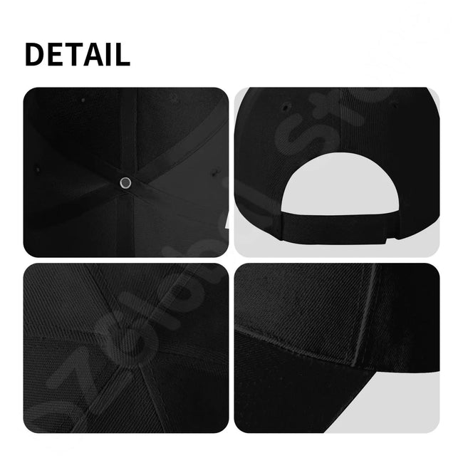 Pickleball Hat for Mens Womens Baseball Hat Adjustable Outdoor Logo Cap Black Baseball Caps Snapback Hat