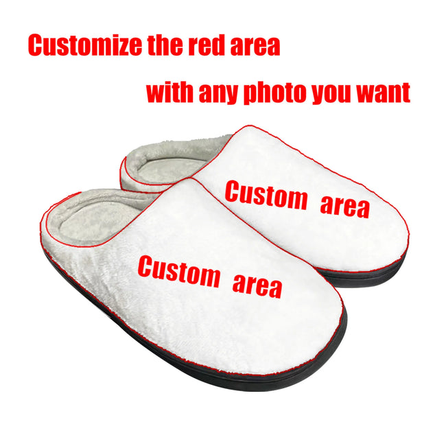 UTAH BLACK DIAMONDS pickleball Home Cotton Slippers Mens Womens Plush Bedroom Casual Keep Warm Shoes Thermal Indoor Slipper DIY