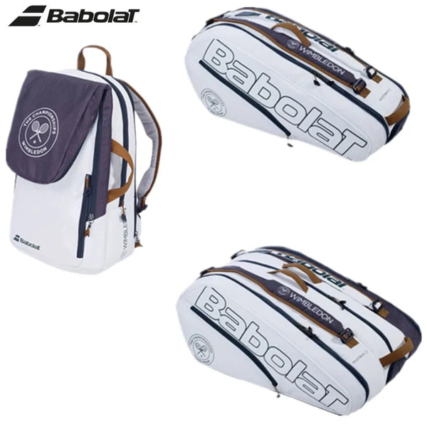 Original Pure Wim Babolat Tennis Backpack 6R Large Capacity Nadel Type Squash Tennis Racket Bag Portable Shoes Compartment Bags