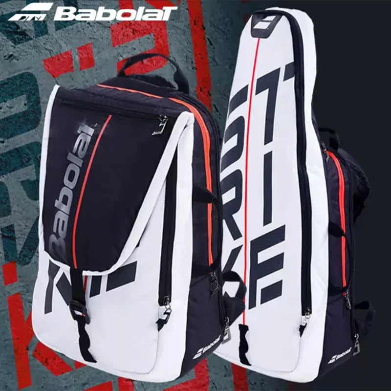 Portable 2 Usages BABOLAT Tennis Bag Original Pure Strike Tim Same Model Tennis Racket Backpack Babolat 3R Badminton Tennis Bags