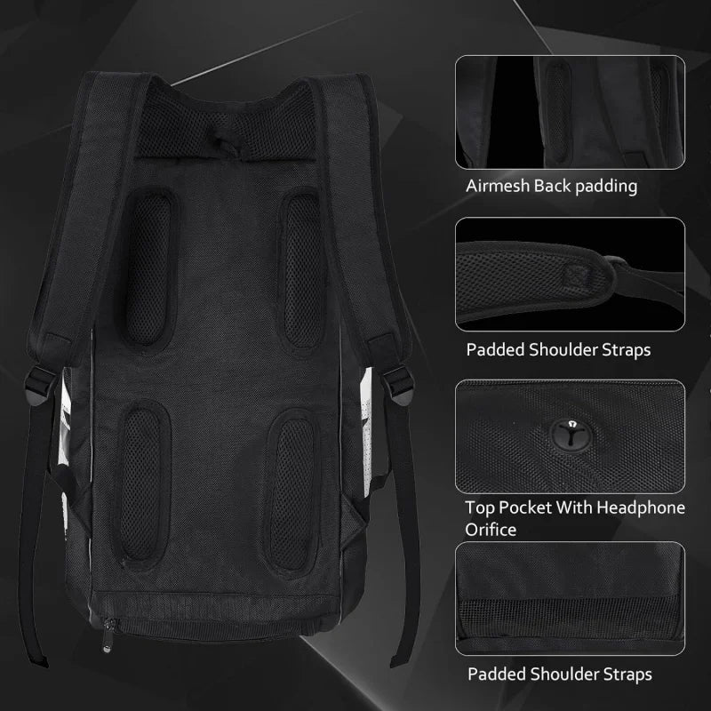 Goloni Pickleball Bag Padel Racket Bag Large Capacity Pickleball Backpack for Men Women Separate Waterproof Shoes Compartment