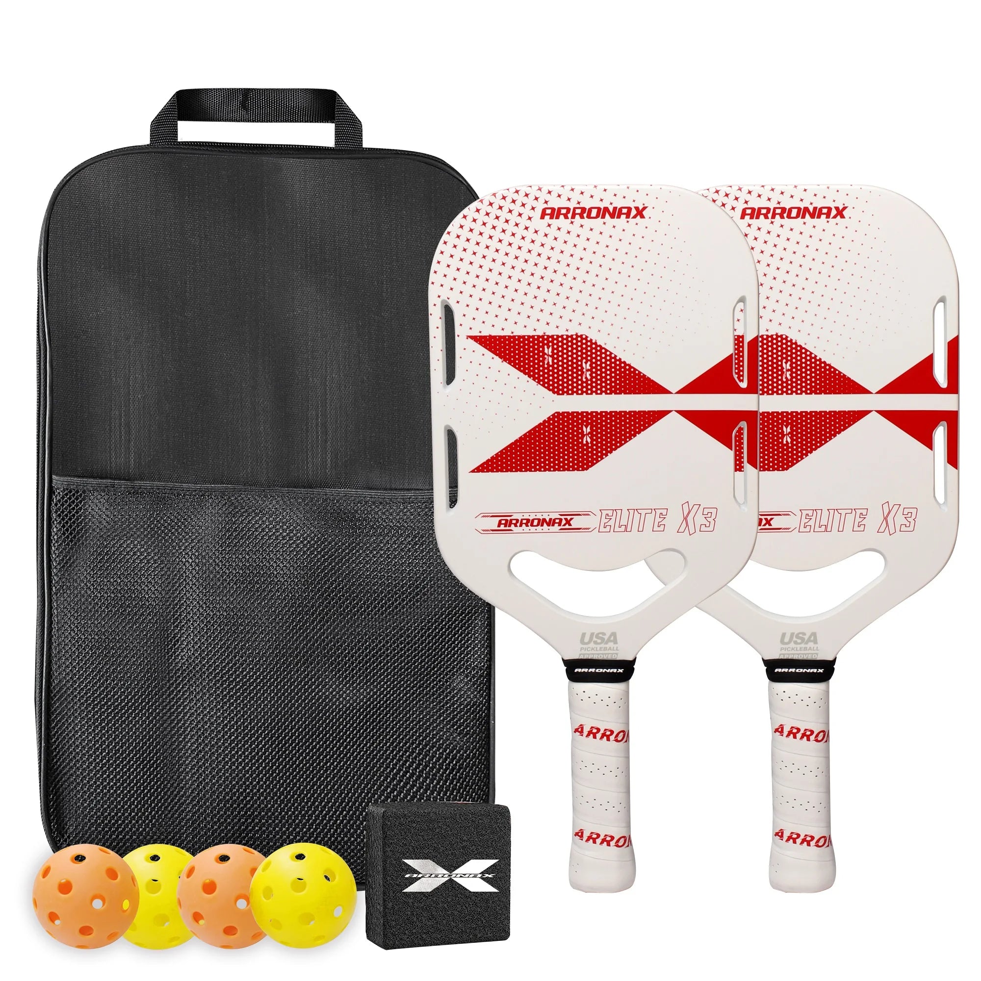 2023 Arronax Pickleball Paddle Rackets Carbon Fiber Core Portable  Gift Indoor Outdoor Racquet Cover Carrying Bag Ball Optional