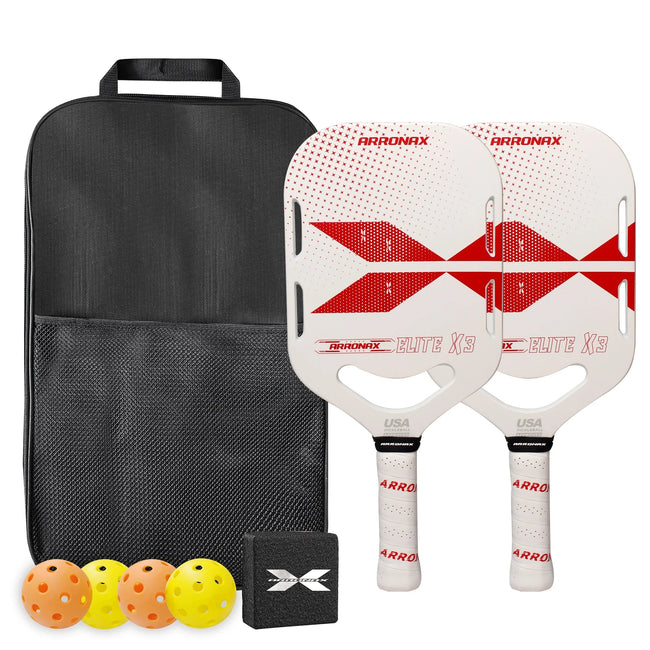 2023 Arronax Pickleball Paddle Rackets Carbon Fiber Core Portable  Gift Indoor Outdoor Racquet Cover Carrying Bag Ball Optional