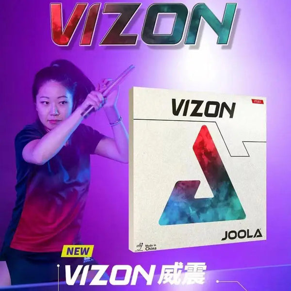 Joola VIZON Table Tennis Rubber All Round Tacky Rubber Good In Control Spin Speed Middle for Table Tennis Racket Ping Pong