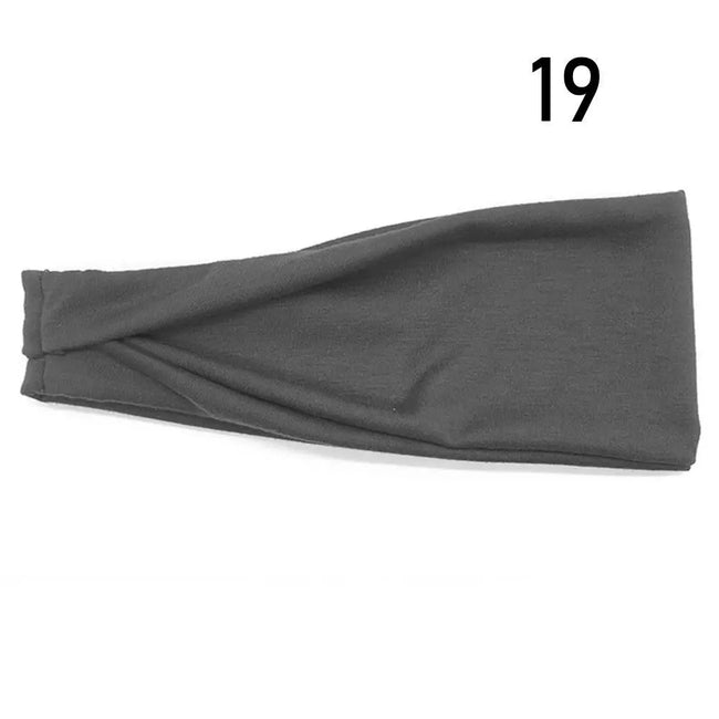 Absorbent Cycling Yoga Sport Sweat Headband For Men and Women Yoga Hair Bands Head Sweat Bands Sports Running Safety Sweatband