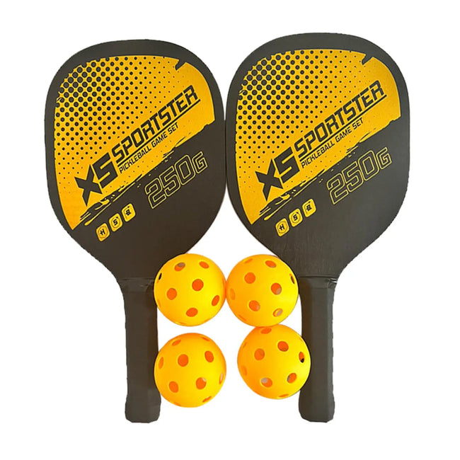 Pickleball Paddles Set Professional Non Slip Handle Pickleball Rackets with Storage Bag for Beginner Adults Player Play Training