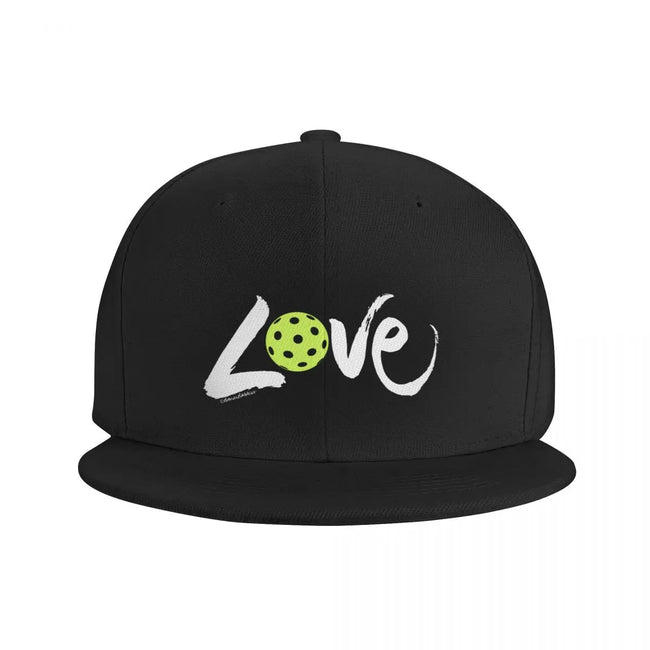 Pickleball Love (white lettering) Baseball Cap Golf Wear Dropshipping summer hats Hats Woman Hat Men's