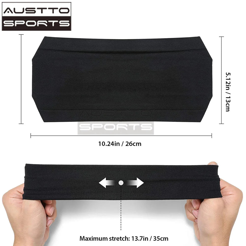 Austto Sports Athletic Headbands Cooling Sweatband for Men Women Running Cycling Hiking Yoga Fitness