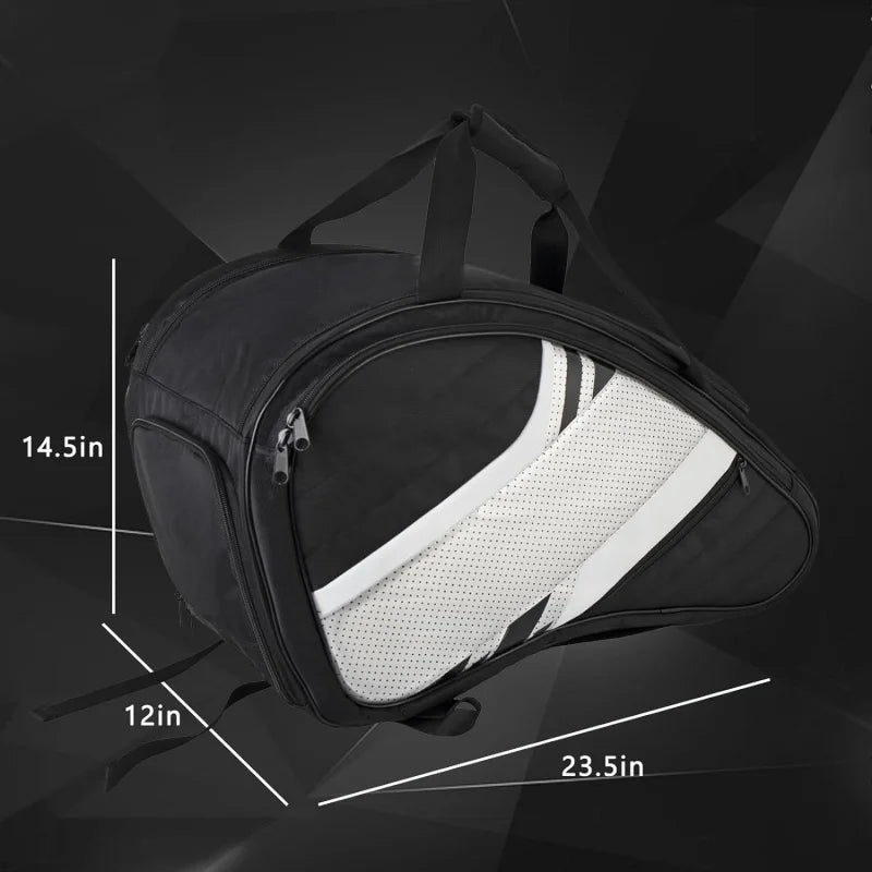 Goloni Pickleball Bag Padel Racket Bag Large Capacity Pickleball Backpack for Men Women Separate Waterproof Shoes Compartment