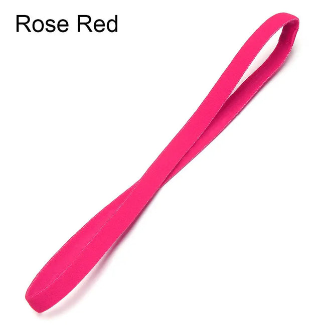 1PC Candy Color Women Men Yoga Hair Bands Sports Headband Girl Sport Anti-slip Elastic Rubber Sweatband Football Running Stretch