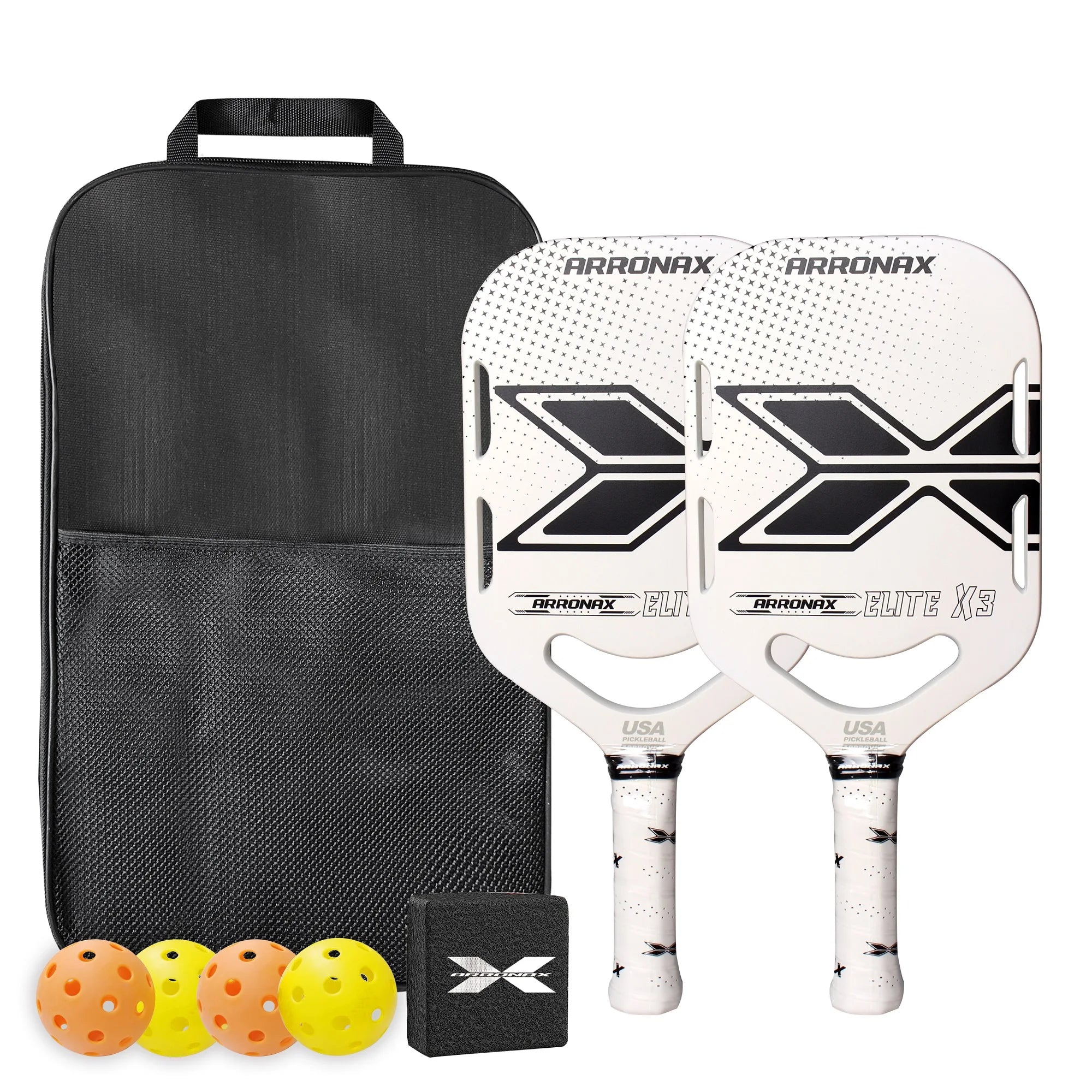 2023 Arronax Pickleball Paddle Rackets Carbon Fiber Core Portable  Gift Indoor Outdoor Racquet Cover Carrying Bag Ball Optional