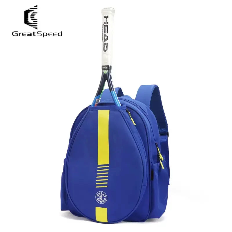 GreatSpeed 1 Piece Tennis Racket Backpack Badminton Bag Men's Women's Adult Children's Backpacks