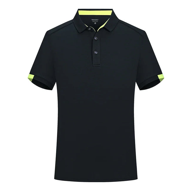 Customized Sport Polo Shirt for Men Women Quick Drying Turn Collar Blouse Golf Wear Mens Design Shirts Pickleball Horse Clothing