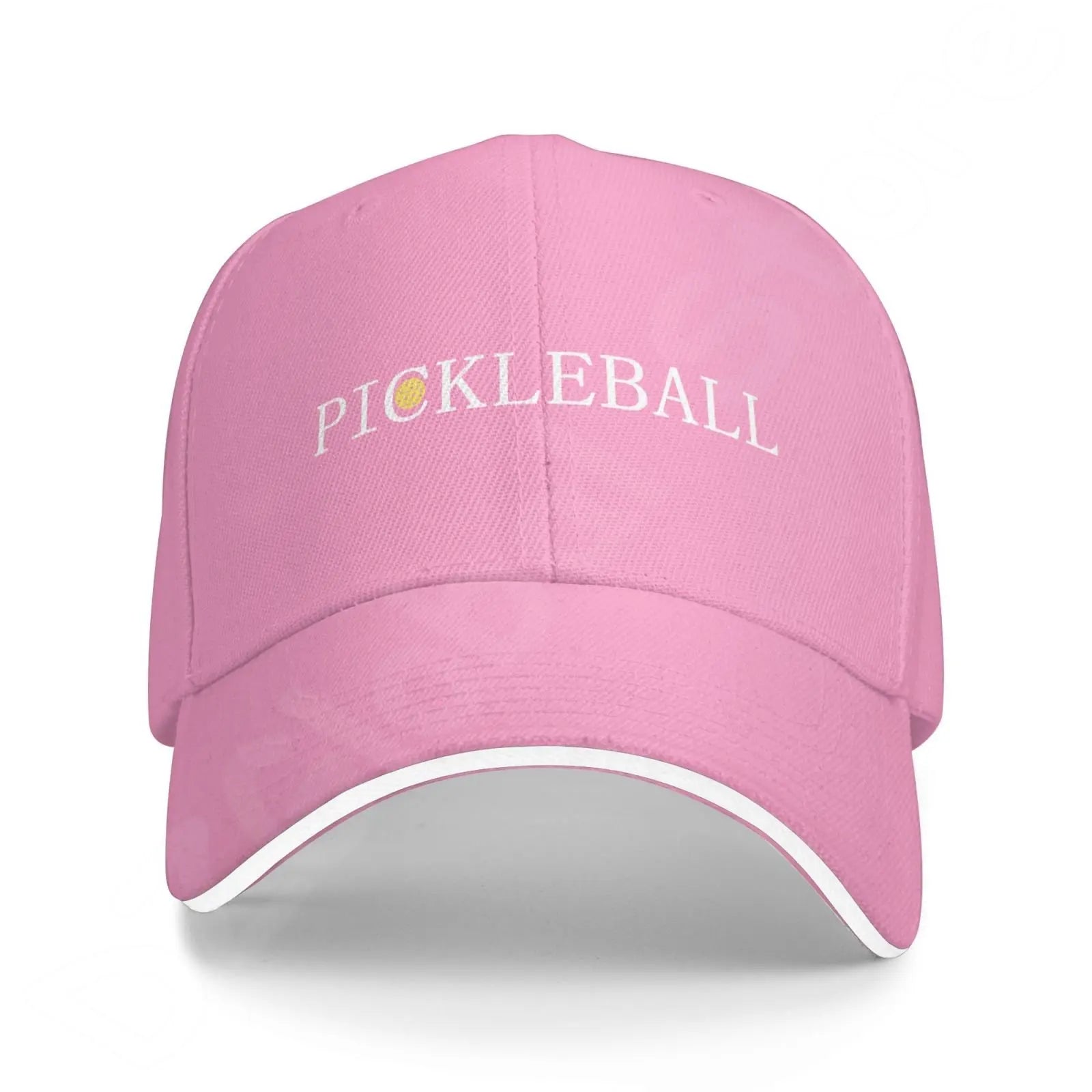 Pickleball Hat for Mens Womens Baseball Hat Adjustable Outdoor Logo Cap Black Baseball Caps Snapback Hat