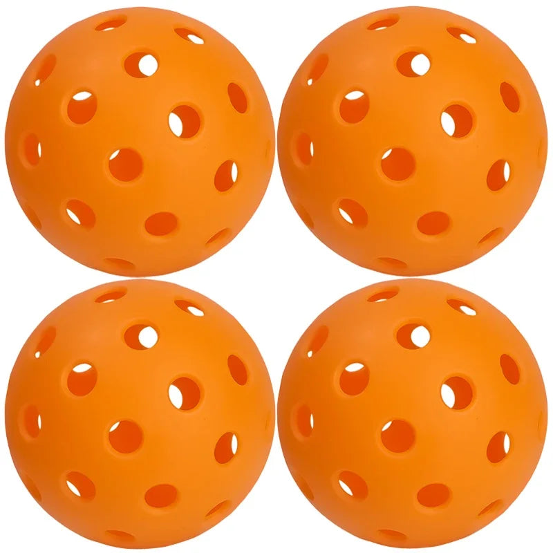 1/2/4pcs Outdoor Pickleball Balls 40 Holes Training Pickleball Accessories 74mm Standard Pickle Balls for Competition