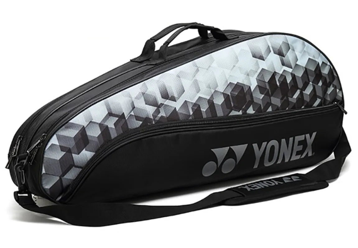 YONEX New Large Shoulder Badminton Bag 3-shot Portable Men's and Women's Sports Tennis Bag Handbag High Quality And Durable