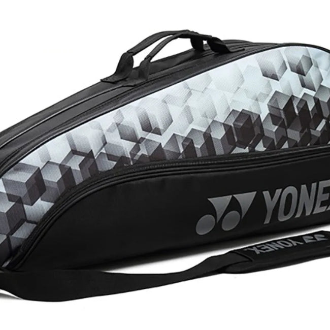 YONEX New Large Shoulder Badminton Bag 3-shot Portable Men's and Women's Sports Tennis Bag Handbag High Quality And Durable