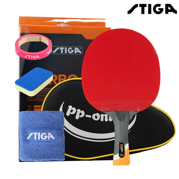 STIGA professional Carbon 6 STARS table tennis racket for offensive rackets sport racket Ping Pong Raquete pimples in