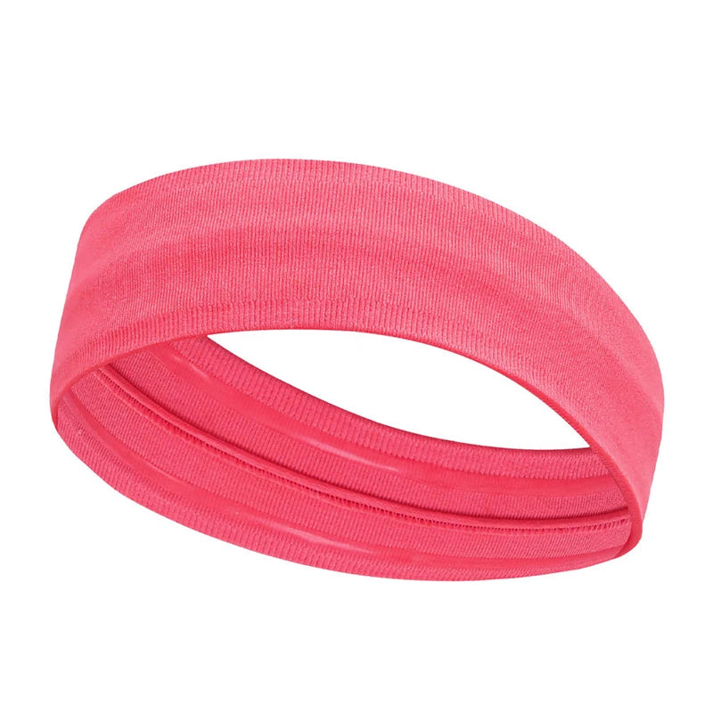 1 Pc Women Men Sweatband Headband Sports Yoga Gym Running Stretch Hair Head Band Cycling Wide Head Prevent Fitness Sweat Band