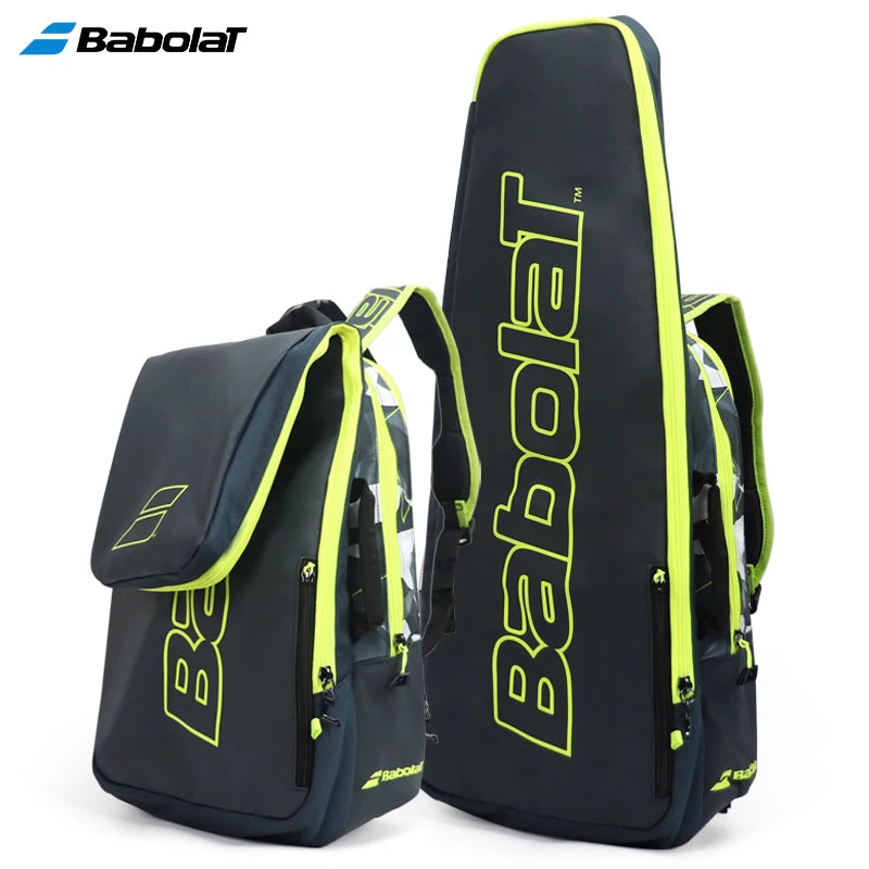 Genuine Babolat Tennis Backpack Pure Wimbledon Co-branding Tennis Padel Squash Badminton Rackets Bag Large Capacity Raquete Bags