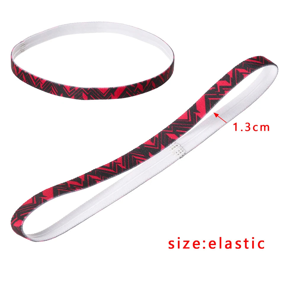 Anti-slip Elastic Headband Rubber Yoga Hair Bands For Women Men Running Fitness Sports Football Stretch Sweatband Candy Color