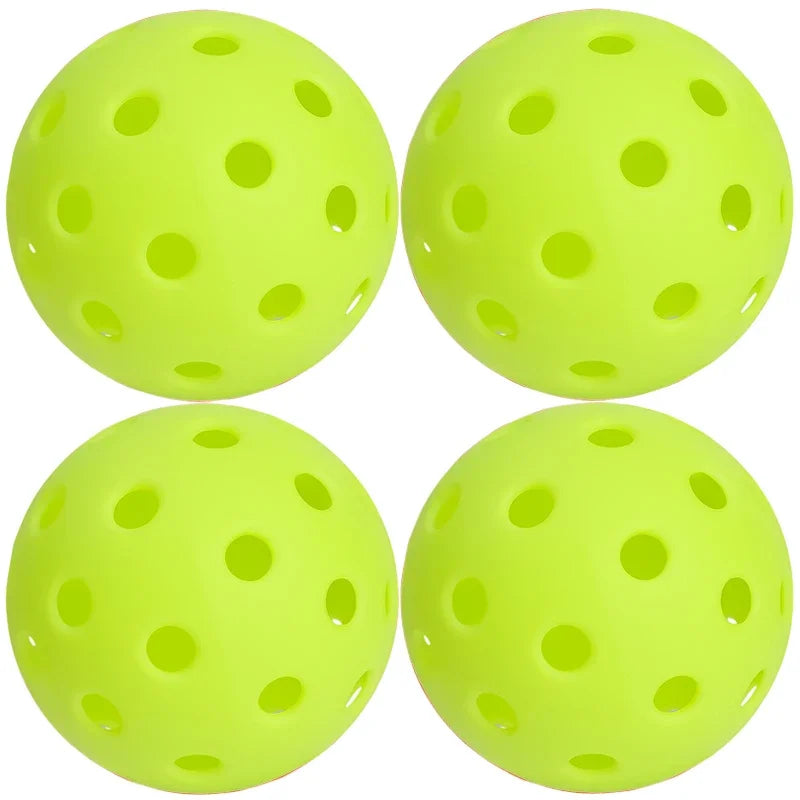 1/2/4pcs Outdoor Pickleball Balls 40 Holes Training Pickleball Accessories 74mm Standard Pickle Balls for Competition