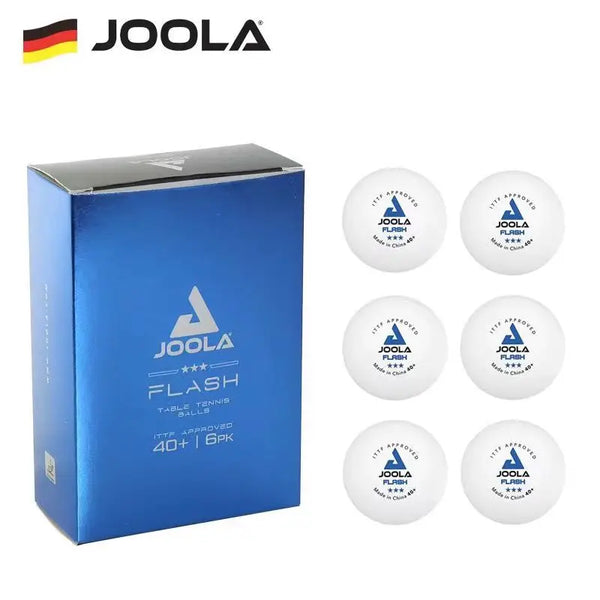 JOOLA Flash 3-Star Table Tennis Balls Seamless European Games Designated Match Ping Pong Ball with ITTF Approved